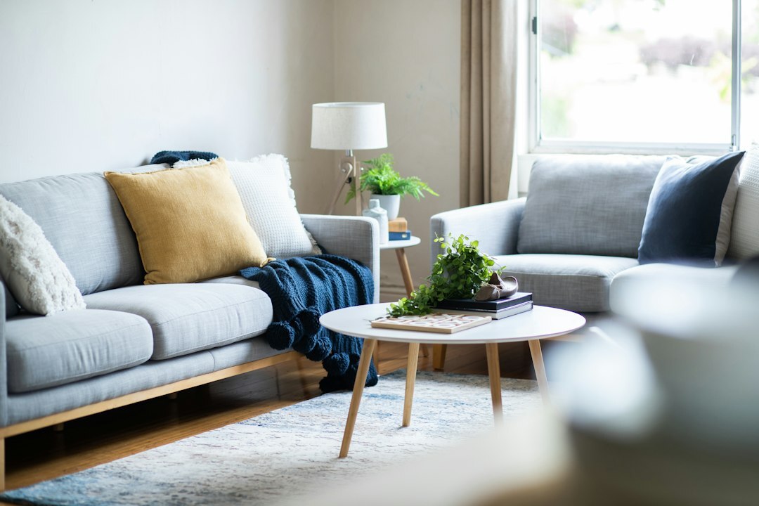 tidy living room