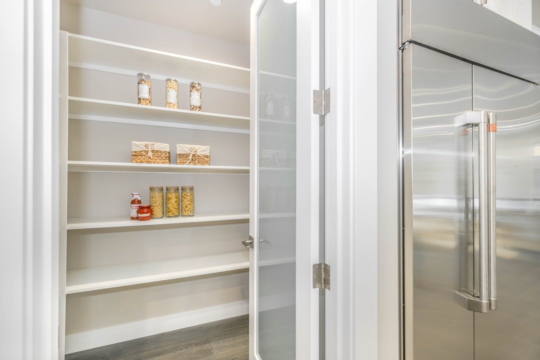 organized kitchen pantry