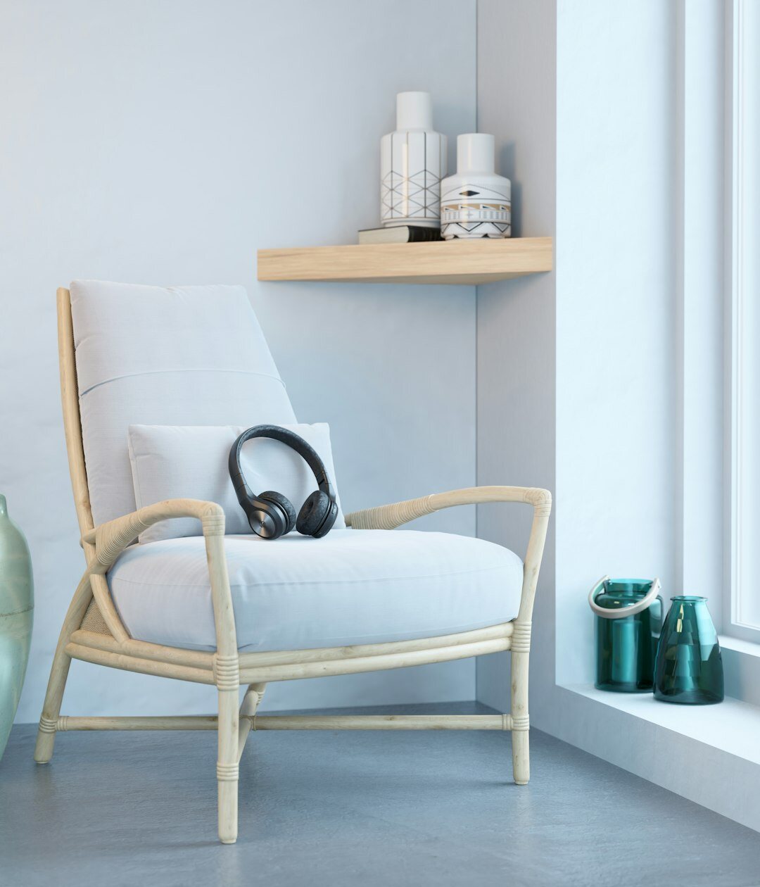 beautiful organized home corner